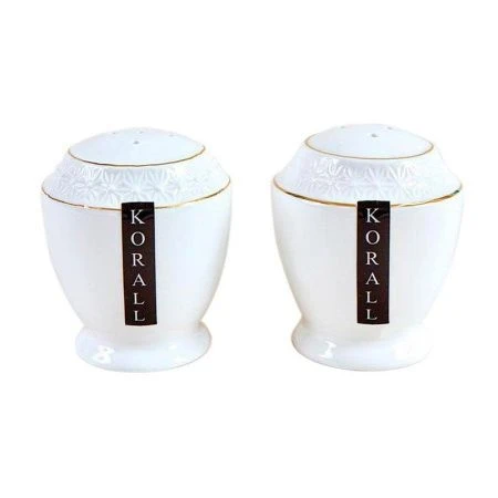 Набор для специй 2пр керамика СНЕЖНАЯ КОРОЛЕВА круглые S681607-A  /з (12/72)