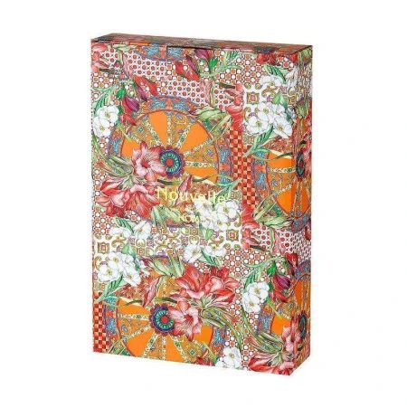 Поднос сервировочный 34,5*23,5*1,3см фарфор/металл Secret Garden подар.уп. (10)