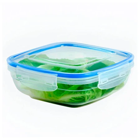 Контейнер пищевой 1,025л 170*170*67см пластик квадратный герметичный (48)