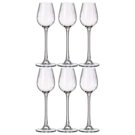 Рюмки для ликера набор 6шт 90мл стекло КОЛУМБА Optic 91L/1SI81/0/00000/090-664 (8)