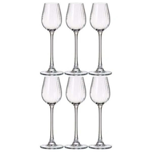 Рюмки для ликера набор 6шт 90мл стекло КОЛУМБА Optic 91L/1SI81/0/00000/090-664 (8)