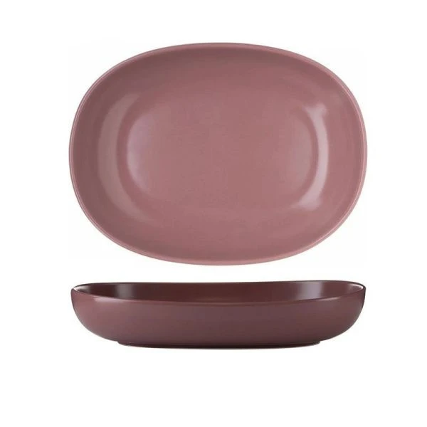 Блюдо сервировочное 26*18см керамика BILLIBARRI LESS MATT PURPLE (6)