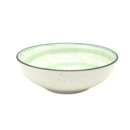 Тарелка глубокая 18см керамика Аэрография ФИСТАШКОВЫЙ БРИЗ (6/36)