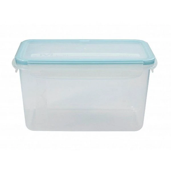Контейнер пищевой 2л 201*131*126мм пластик ЭКСТРА ЛОК Light M герметичный голубой) (12)