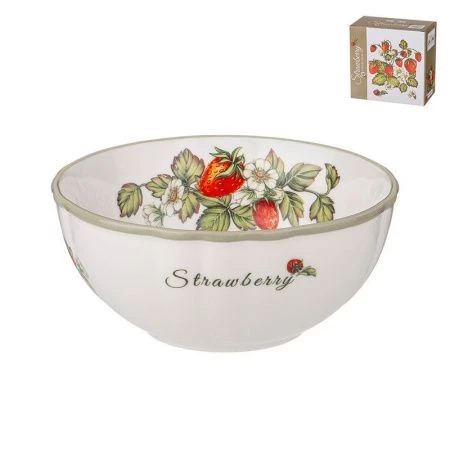 Салатник 15*7см 700мл фарфор STRAWBERRY (18)