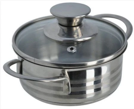 Кастрюля 700мл нерж.сталь BIMBO vitro стекл.крышка 12см 93-BIMv-02 (6)