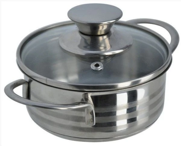 Кастрюля 700мл нерж.сталь BIMBO vitro стекл.крышка 12см 93-BIMv-02 (6)