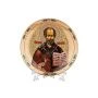 яяяТарелка декоративная настенная фарфор 15см с подставкой НИКОЛАЙ УГОДНИК (72)