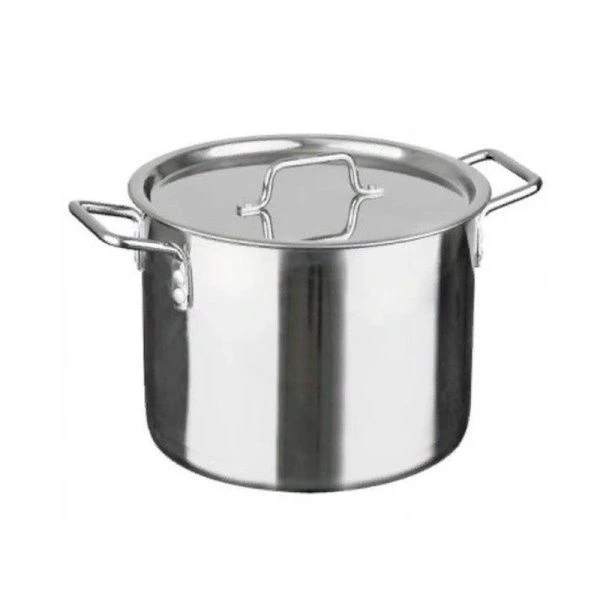 Котел 25л нерж.сталь ОБЩЕПИТ высокий d35см, h30см капс.дно ТРС КТ-ОБ-25КВ (1)