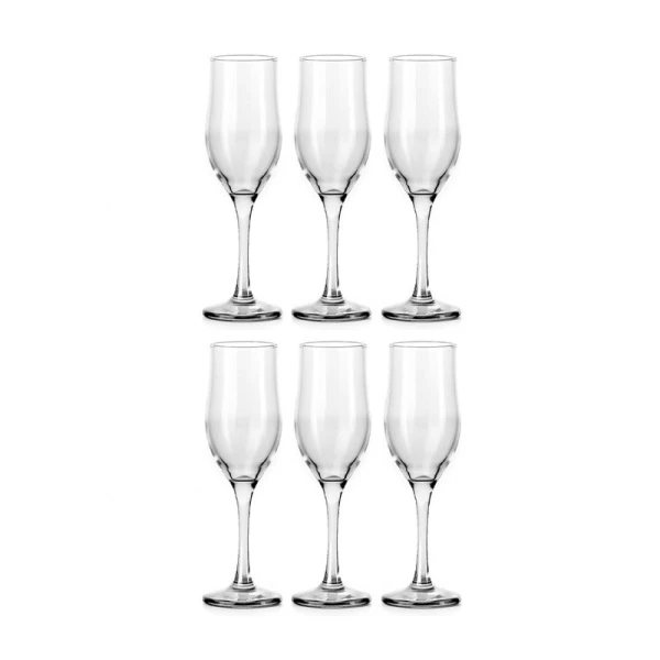 Бокалы для шампанского набор 6шт 200мл стекло ТЮЛИП (8)