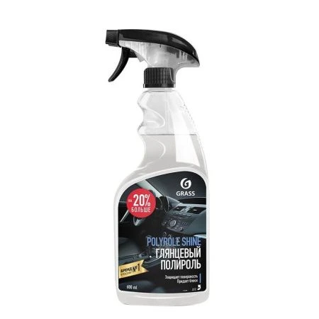 Полироль для кожи, резины, пластика 600мл Polyrole Shine (15/6)