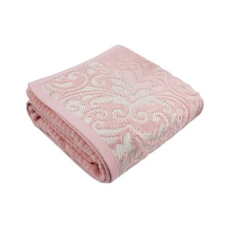Полотенце махровое 70*140см Cassandra пудра