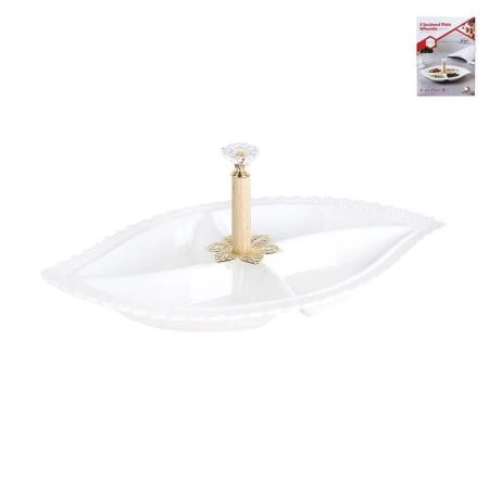 Менажница 4 секции фарфор 32см ZD20213 (24)