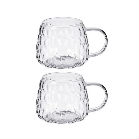 Кружки набор 2шт 430мл стекло Franco 93-FR-BR-02-400 (24)