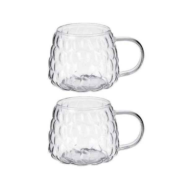 Кружки набор 2шт 430мл стекло Franco 93-FR-BR-02-400 (24)