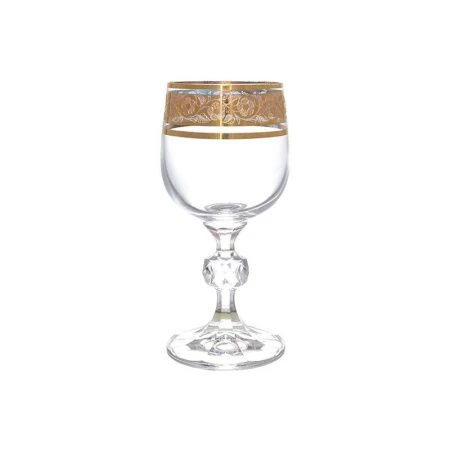 Бокалы для вина набор 6шт 190мл стекло КЛАУДИЯ/СТЕРНА золото 43250 (8) 09791