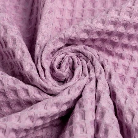 Полотенце банное (парео) 80*145см вафельное Boho сиреневый 100% хлопок, 290г/м2 6243529