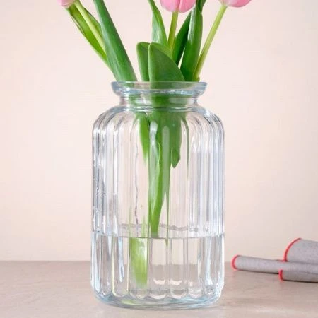 Ваза для цветов 23см стекло БОТАНИКА (6)