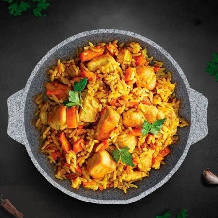 Казан для плова 5л алюминий АП PREMIUM GREY стекл.крышка 26см (4) Казан для плова 5л алюминий АП PREMIUM GREY стекл.крышка 26см (4)