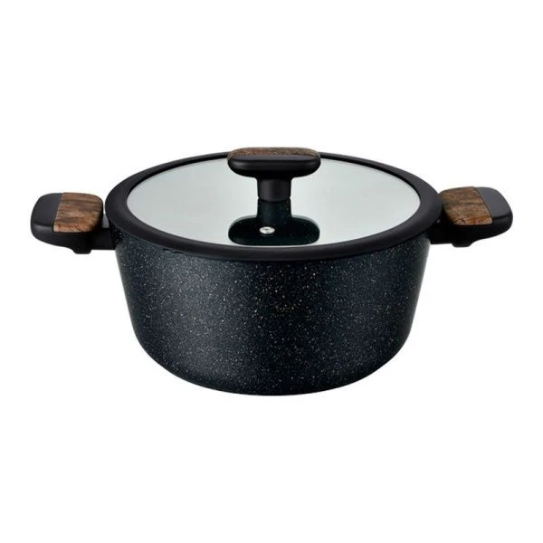 Кастрюля 2,5л алюминий АП Albero со стекл.крышкой 20см индукция (6)