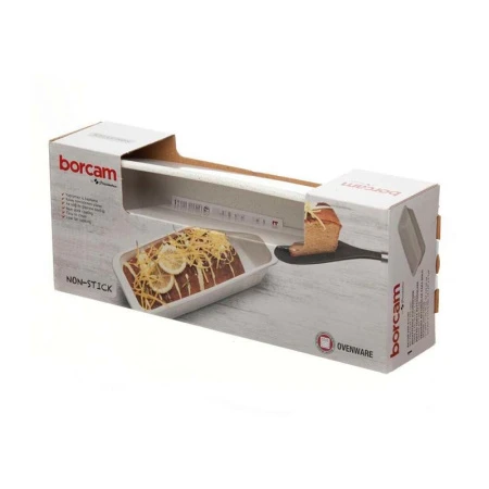 Форма для запекания 1,63л 31*12,4см стекло БОРКАМ прямоугольная керамическое АП кремовая 59104CR (6) Форма для запекания 1,63л 31*12,4см стекло БОРКАМ прямоугольная керамическое АП кремовая 59104CR (6)