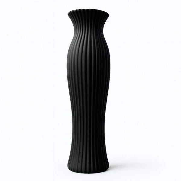Ваза для сухоцветов 60см керамика черная JC-15984 (8)