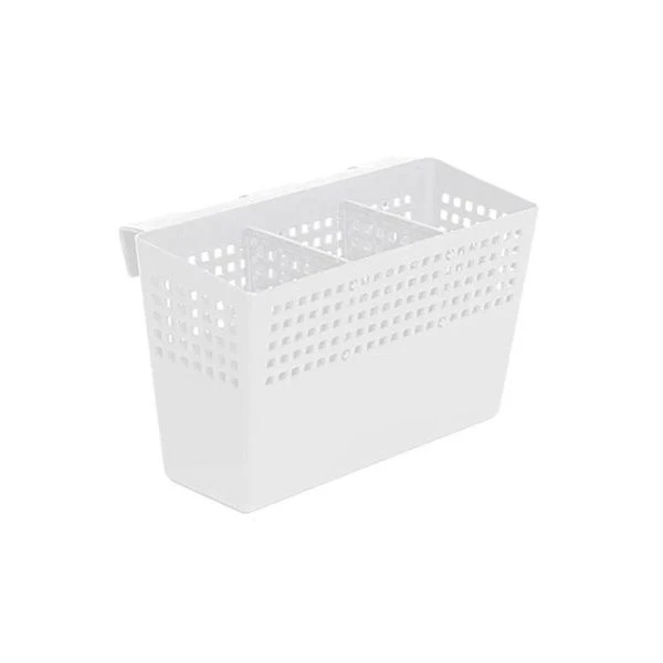 Органайзер навесной 235*110*140мм пластик ЛОФТ белый (18)