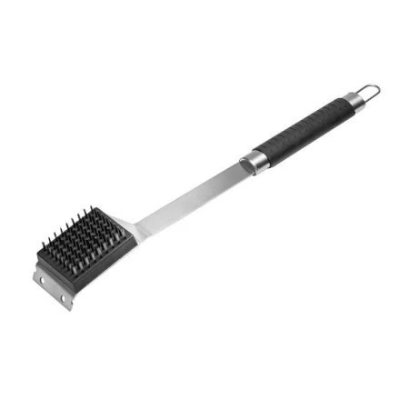 Щетка для чистки гриля и барбекю нерж.сталь 46*6,5см Ribeye RBY-04 (24)