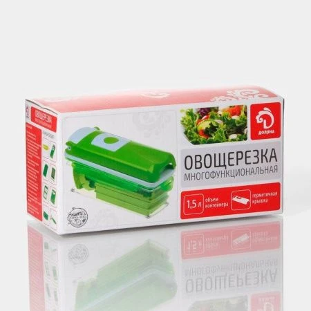 Терка с лотком "Фреш Флеш", 7 насадок 151512 (24)