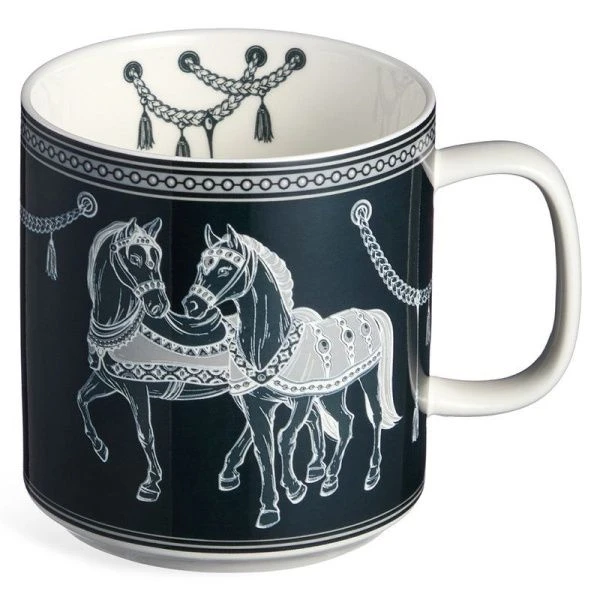 Кружка 400мл фарфор Horse club (36)