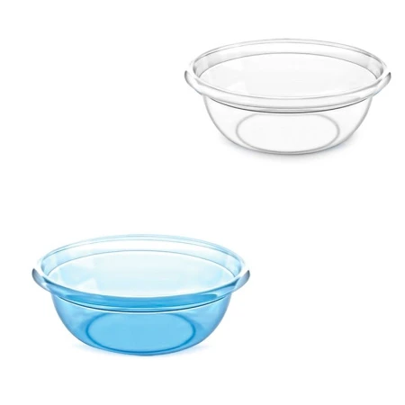 Таз 6л пластик прозрачный круглый (50) Таз 6л пластик прозрачный круглый (50)