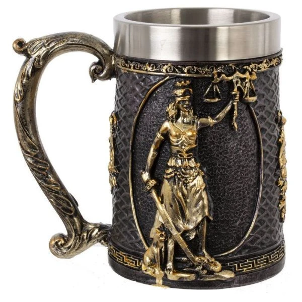 Кружка 600мл нерж.сталь Фемида 15,5*11,5*14,5см (12)