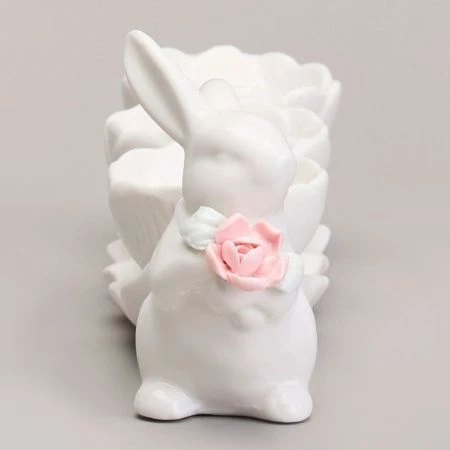 Подставка для яиц (на 3шт) 20,3*5*8,5см фарфор (56)