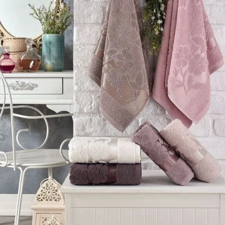 Полотенце махровое 90*150см жаккард TWO DOLPHINS ERIN 400гр (6) E713 Полотенце махровое 90*150см жаккард TWO DOLPHINS ERIN 400гр (6) E713