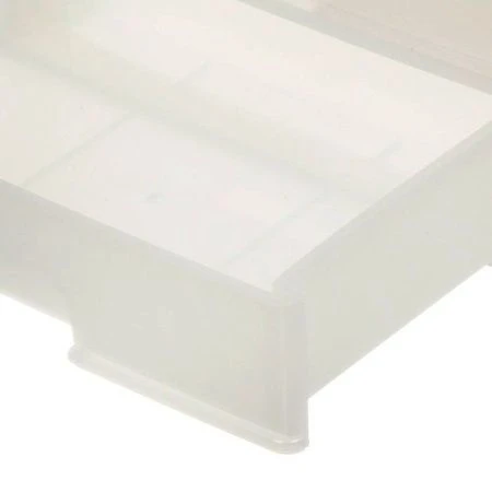 Органайзер для косметики 3 ящика 258*178*267мм пластик белый/перламутр (4)