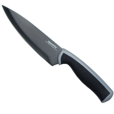 Нож поварской 15см нерж.сталь ЭФФЕКТ серый FLT-002B-1G (12)