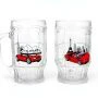 Кружки пивные набор 2шт 330мл стекло (4)