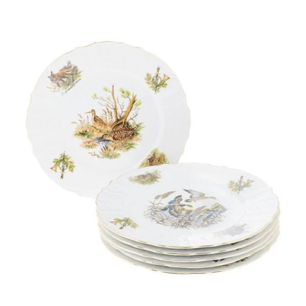 Тарелка мелкая 27см фарфор ОХОТА Бернадотт