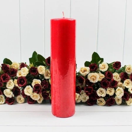Свеча парафин Цилиндр 50*200 красная