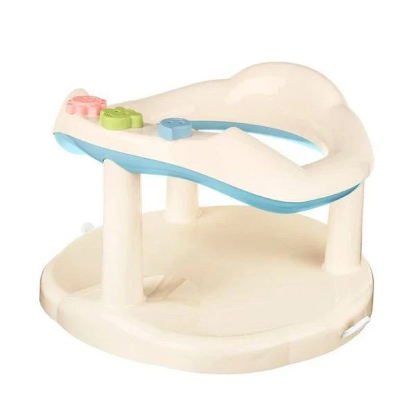 Сиденье для купания детское 32*21см пластик голубой/бирюзовый (4)