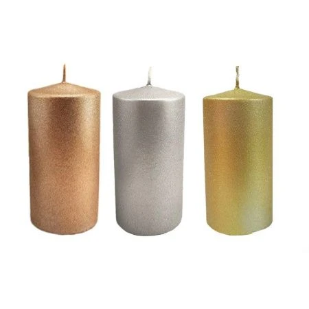 Свеча парафин цилиндрическая d4см h9см Frozen микс (12) ВЫВОД