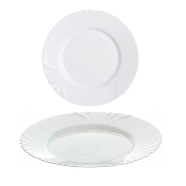 Тарелка мелкая 25см стеклокерамика КАДИКС Н4132 Е9596 40239 (24)