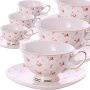 Чайный набор 12пр фарфор ПРЕМИУМ на 6 персон 200мл LR60035 (6)