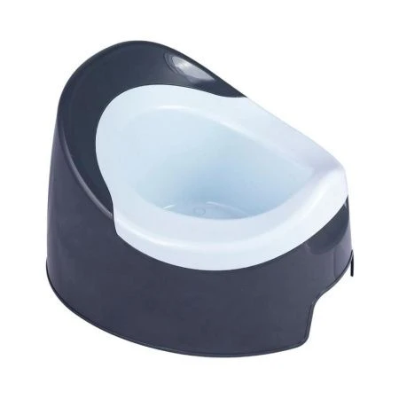 Горшок детский 310*280*210мм пластик со вставкой бело-серый (12)