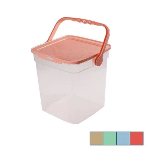 Контейнер для стирального порошка 8,5л 24,5*24,5*26см пластик (9)