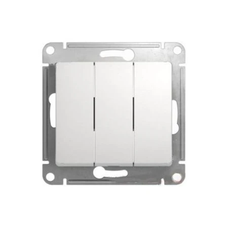 Выключатель 3-клавишный пластик 10АХ ГЛОССА (скр.уст) механизм белый GSL000131 (20/160) Выключатель 3-клавишный пластик 10АХ ГЛОССА (скр.уст) механизм белый GSL000131 (20/160)