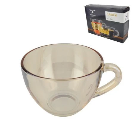 Чашка набор 6пр стекло ЯНТАРЬ С-1416/S (4)