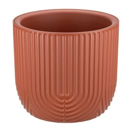 Кашпо 7,8л 280мм пластик РАМОНА со вставкой терракотовый (1)