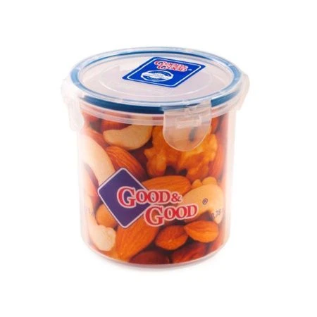 Контейнер пищевой 780мл 120*120*115мм пластик Good&Good герметичный с защелками R2-2 (27)