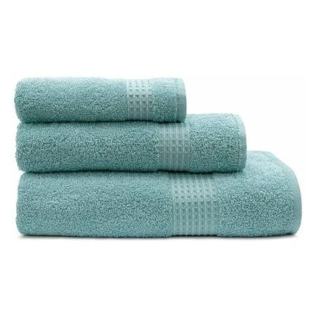 Набор полотенец махровых 3пр 30*60см/50*80см/70*130см Самур голубой 360гр м4030_01